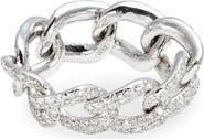 SHAY Pavé Diamond Link Ring