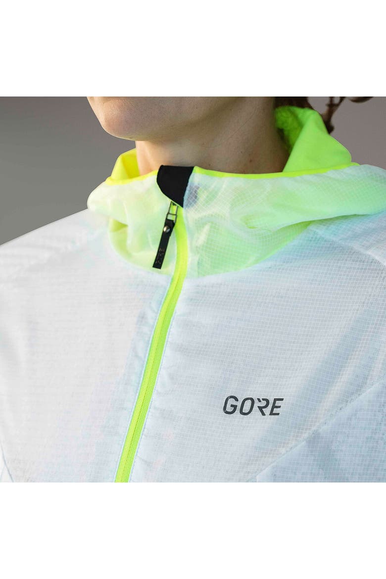 R5 Windstopper Insulated Jacket - Women's, Alternate, color, White/Neon Yellow