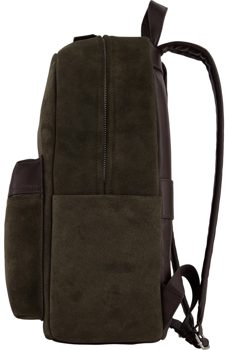 Vince Cavalor Leather Backpack, Alternate, color, Driver Green