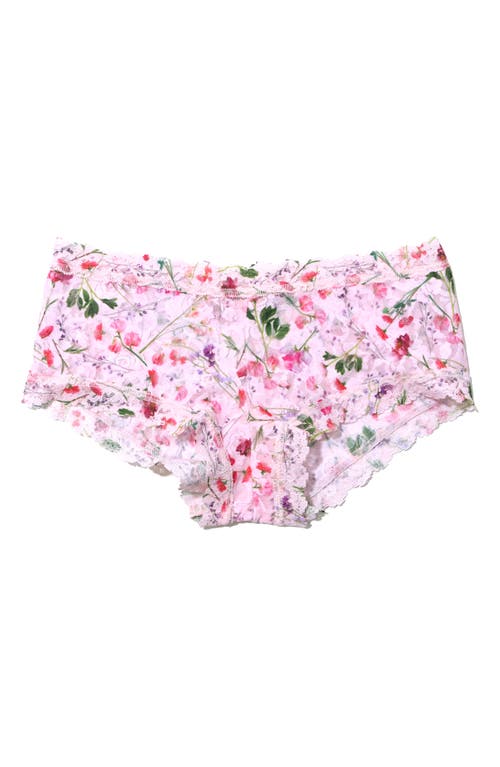Hanky Panky Print Signature Lace Boyshorts In Multi
