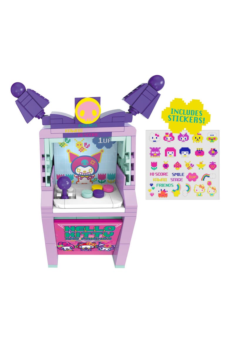 Hello Kitty Kuromi Arcade Building Set, Alternate, color, Purple