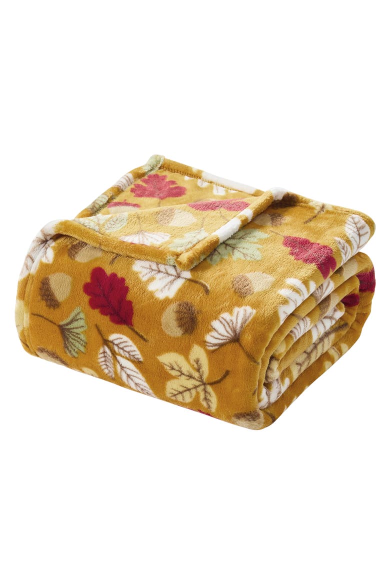 Oakdale Plush Throw Blanket, Main, color, NO COLOR