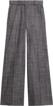 Theory Crosshatch Wool Blend Pants