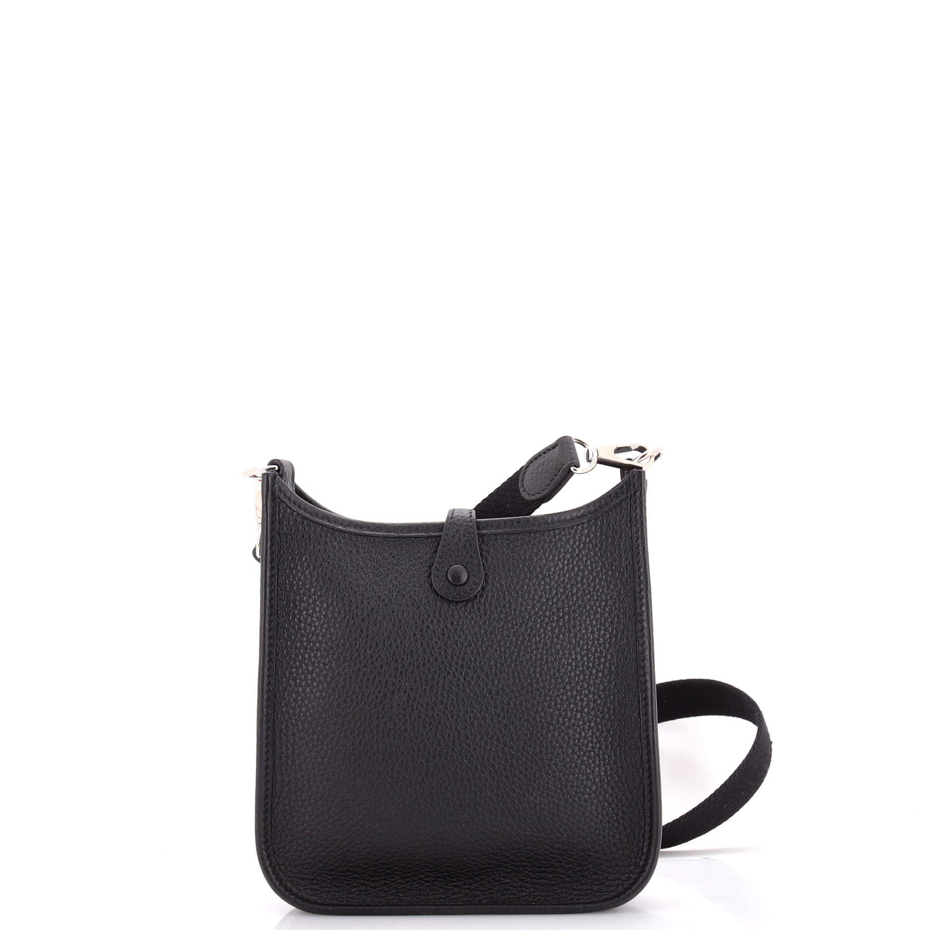 Pre-Owned Hermes Evelyne Bag Gen III Clemence TPM, Alternate, color, Noir