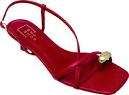SHUSHOP Harper Slingback Kitten Heel Sandal