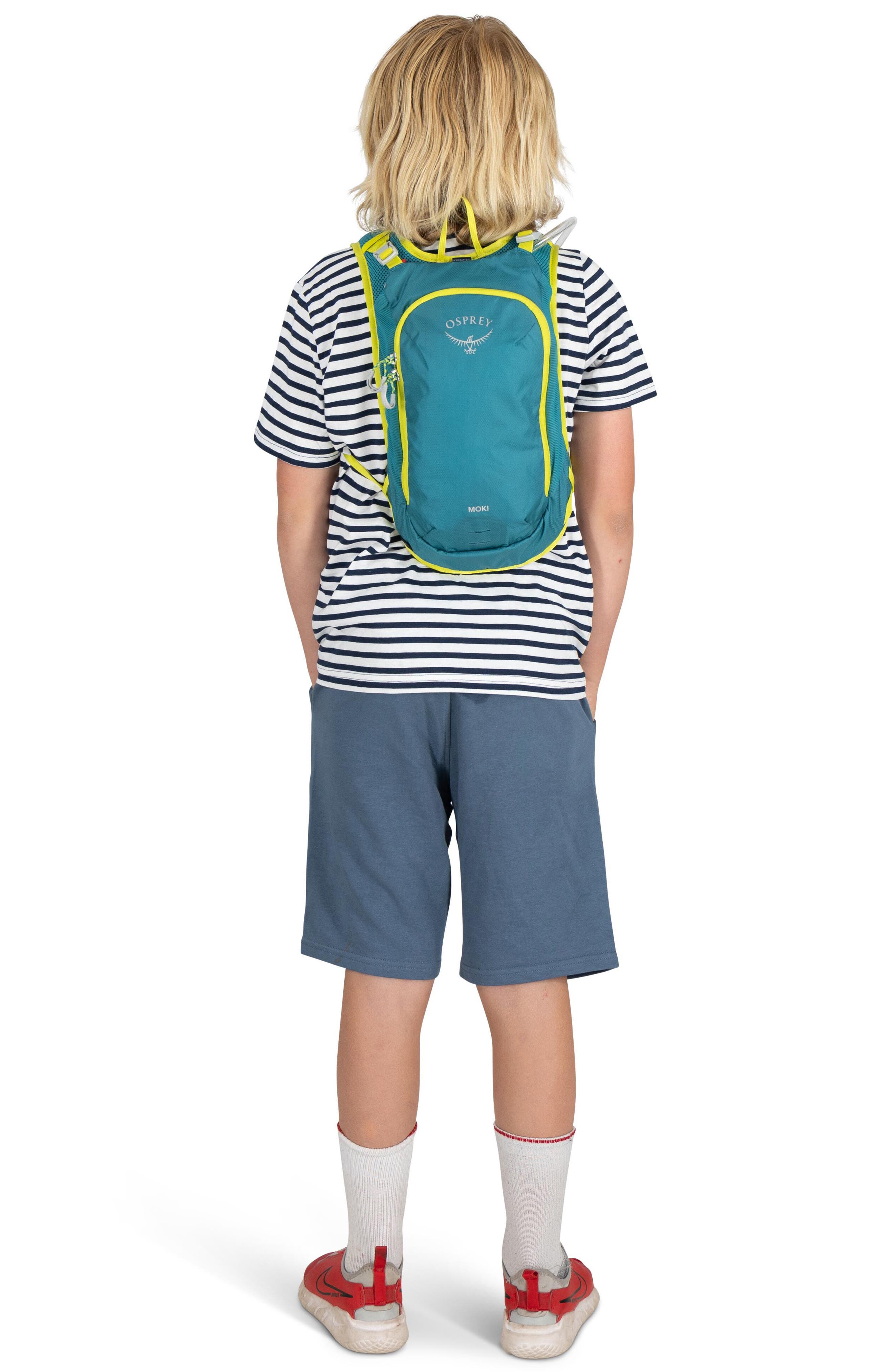 Kids' Moki 3 Backpack, Alternate, color, BLUE SPIKEMOSS