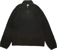 vowels Eyelet Polo Sweater