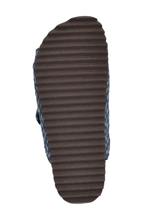 Nine West Tenli Two-strap Sandal In Medium Blue