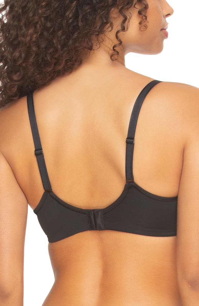 Felina Topaz Contour Bra, Alternate, color, Black