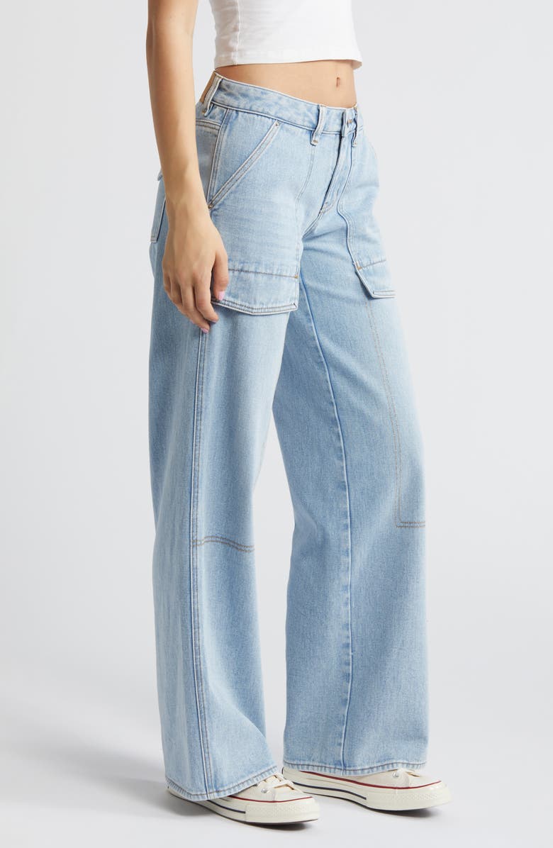 PacSun Low Rise Baggy Carpenter Jeans, Alternate, color, Ebby