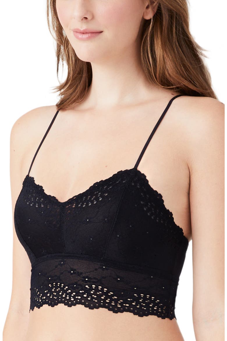 Inspired Eyelet Bralette, Alternate, color, NIGHT