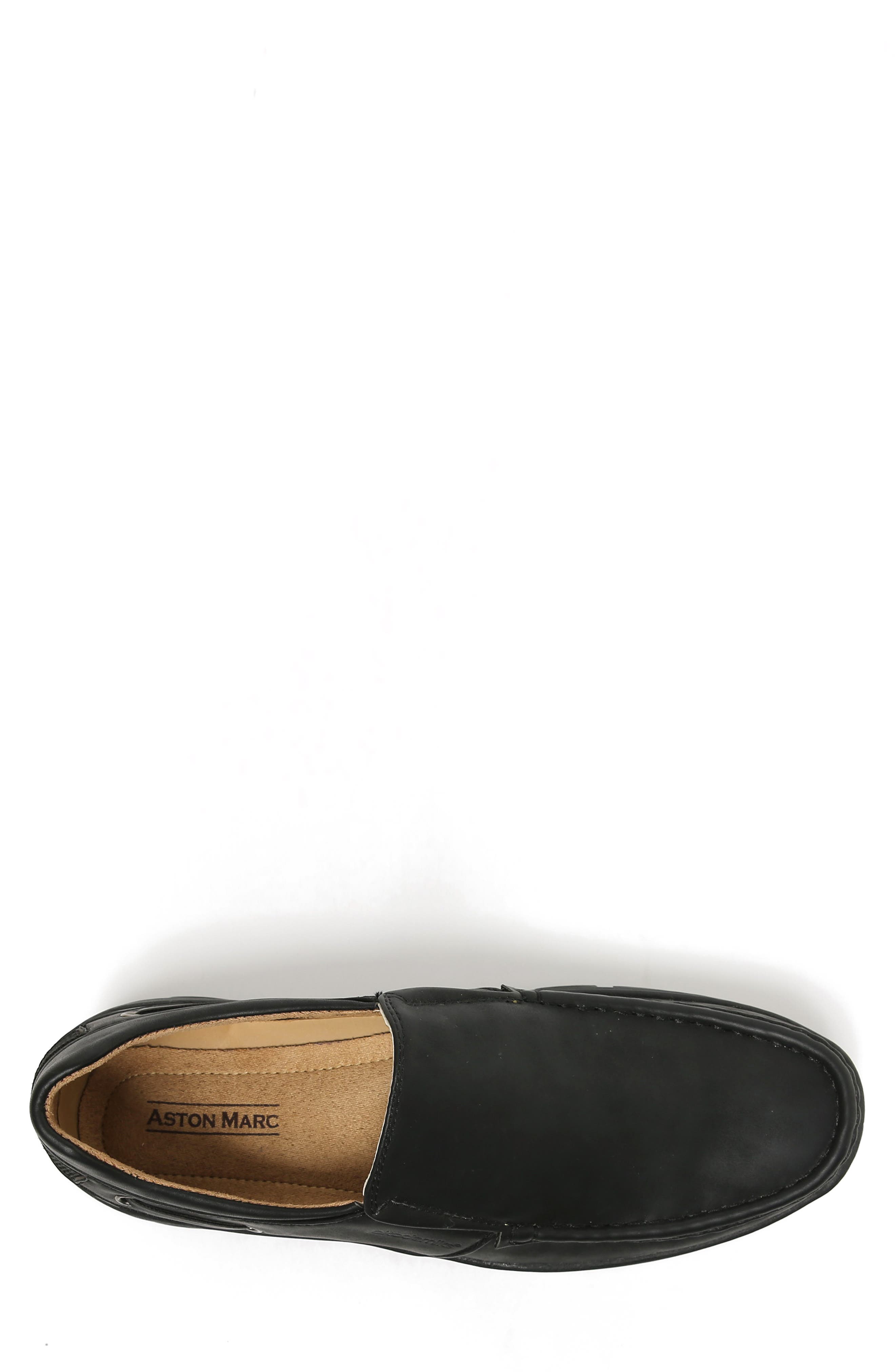 ASTON MARC Comfort Venetian Loafer, Alternate, color, Black