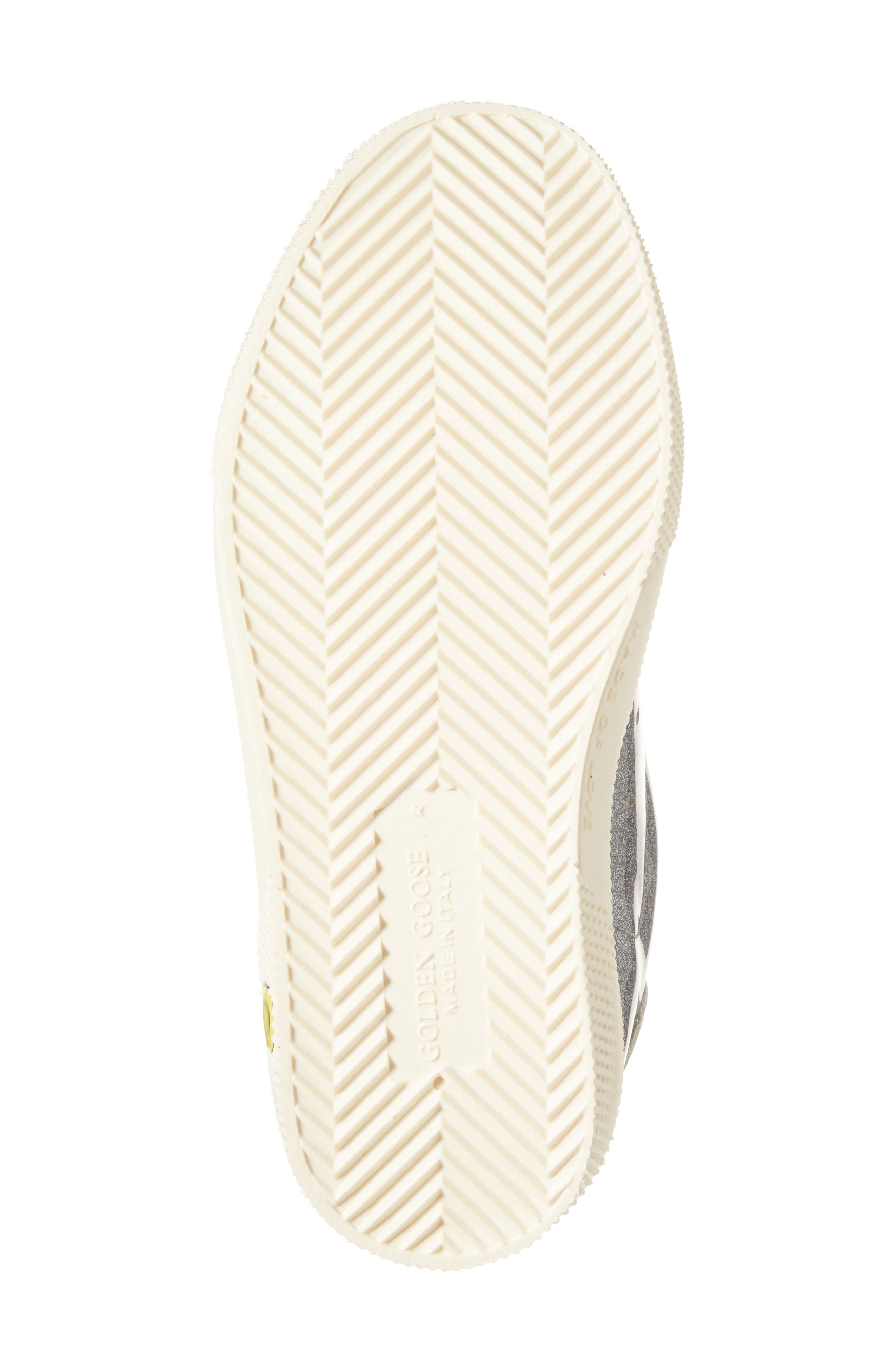 Golden Goose Kids' May School Glitter Low Top Sneaker, Alternate, color, Antracite/ White