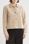 Eileen Fisher Classic Collar Velveteen Jacket