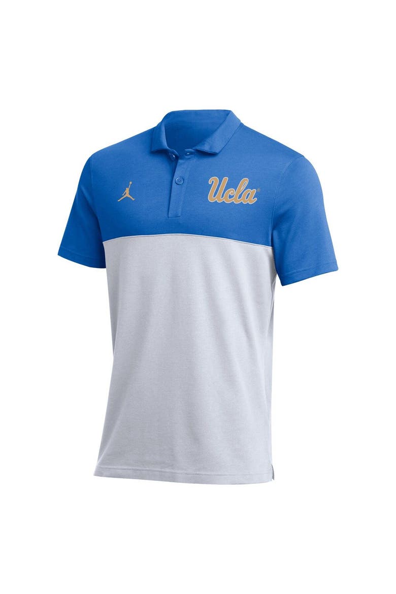Men's Jordan Brand Light Blue UCLA Bruins 2022 Coaches Performance Polo, Alternate, color, Light Blue