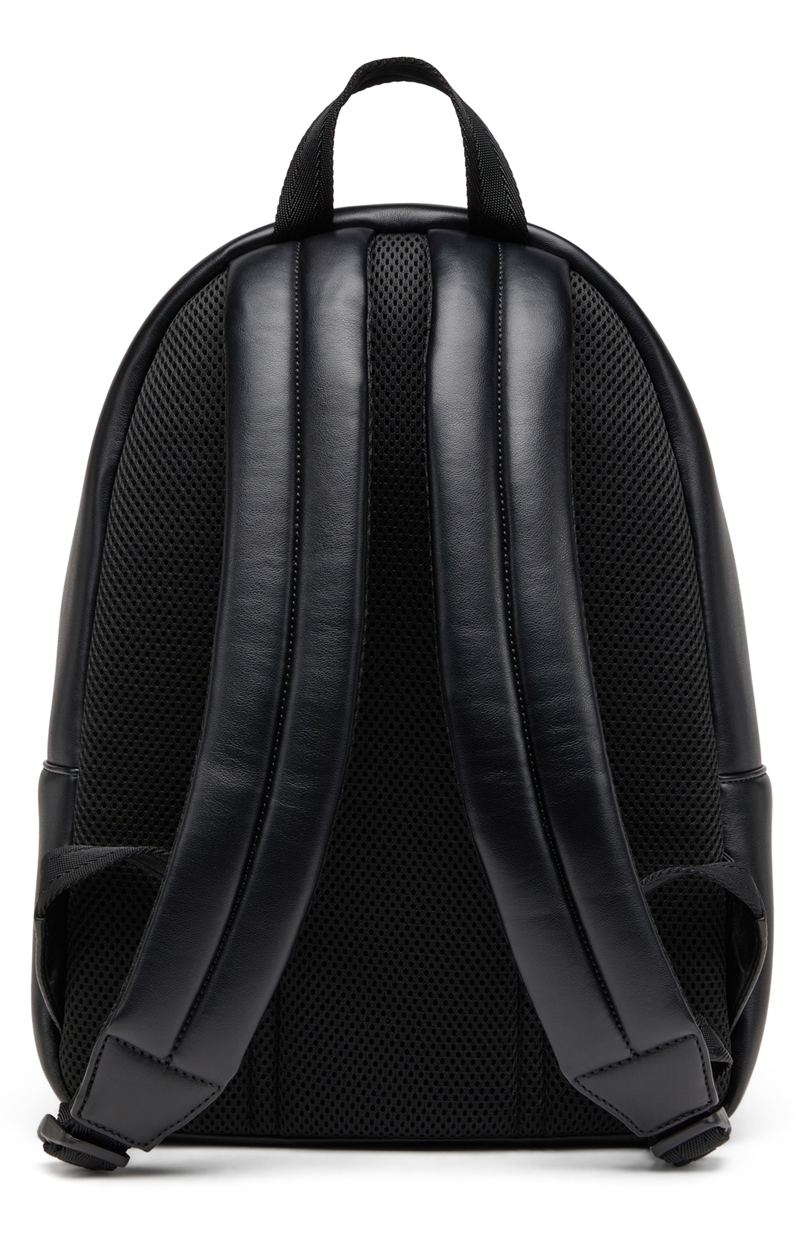 DIESEL<sup
®</sup
 Holi-D Faux Leather Backpack, Alternate, color, Black
