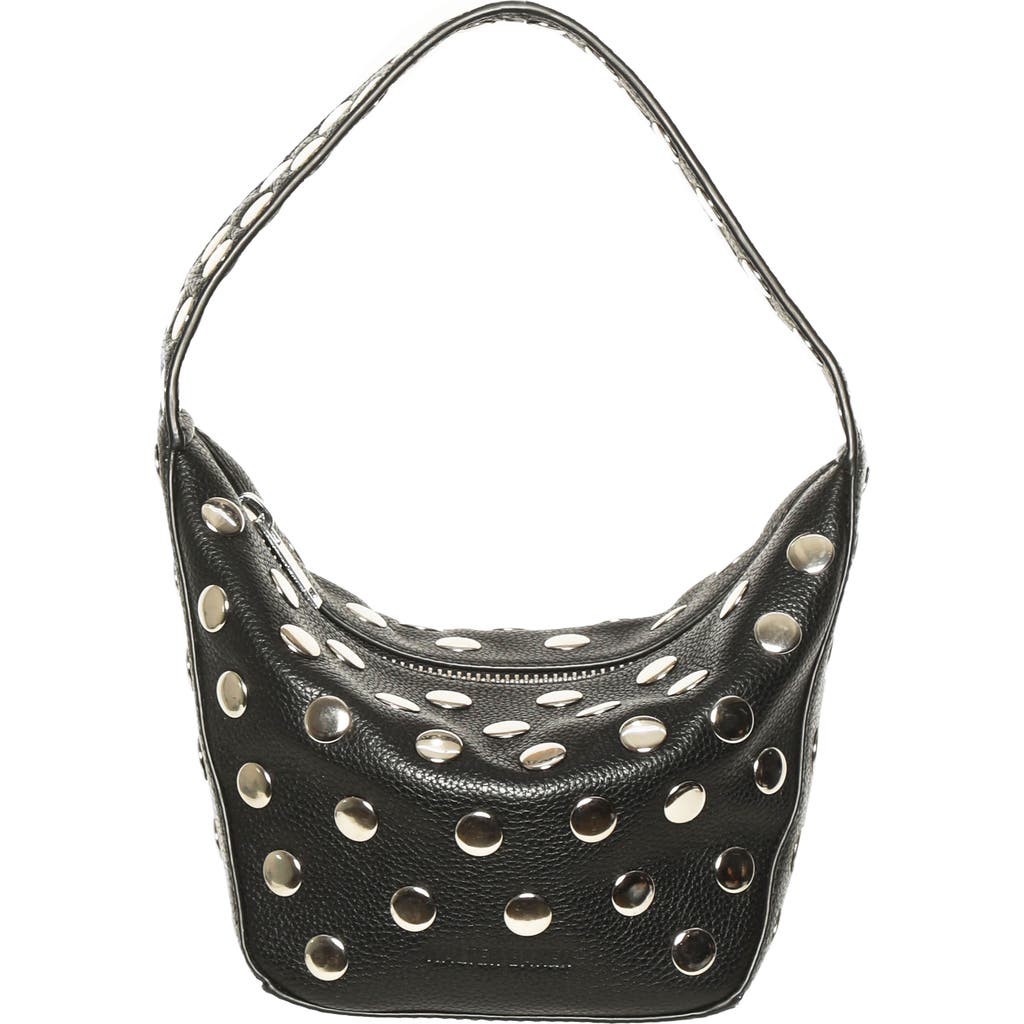 Walter Baker Hendrix Circle Stud Mini Shoulder Bag In Black