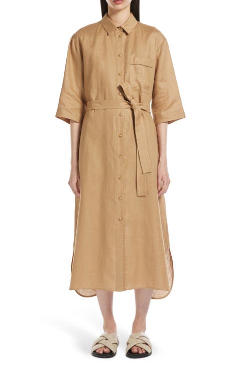 Salute Linen Shirtdress