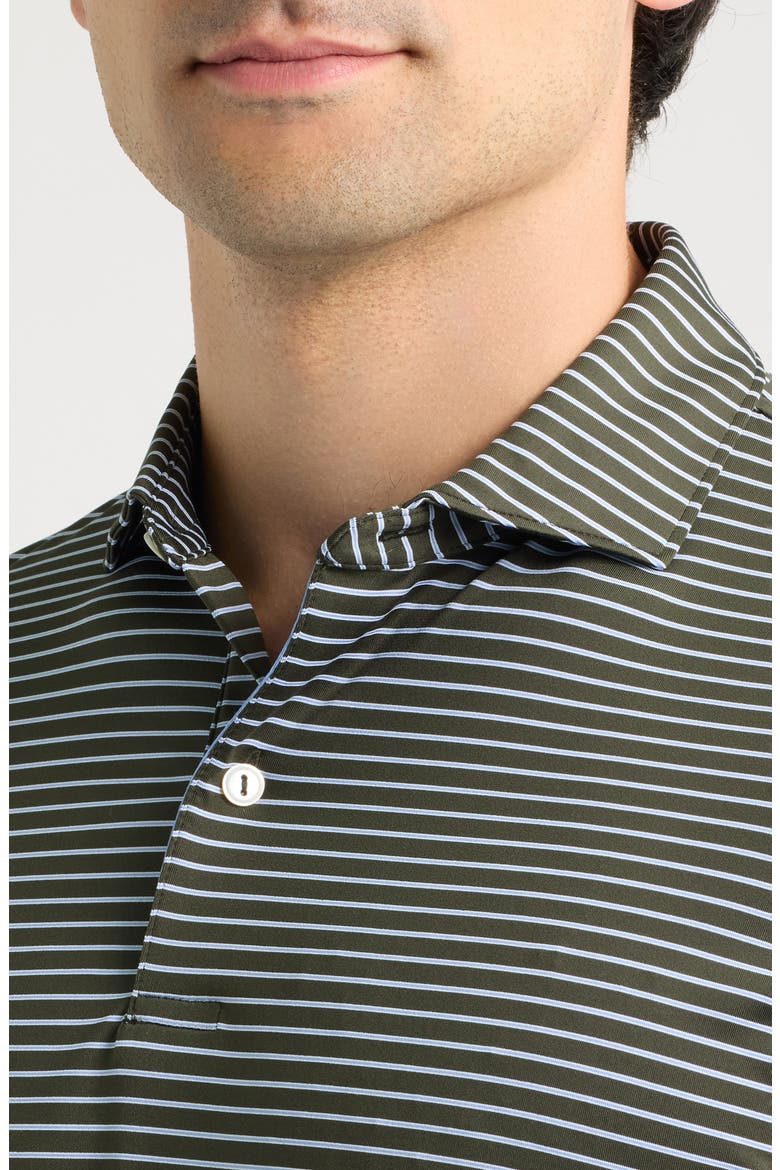 Crown Crafted Performance Jersey Polo, Alternate, color, DARK OLIVE
