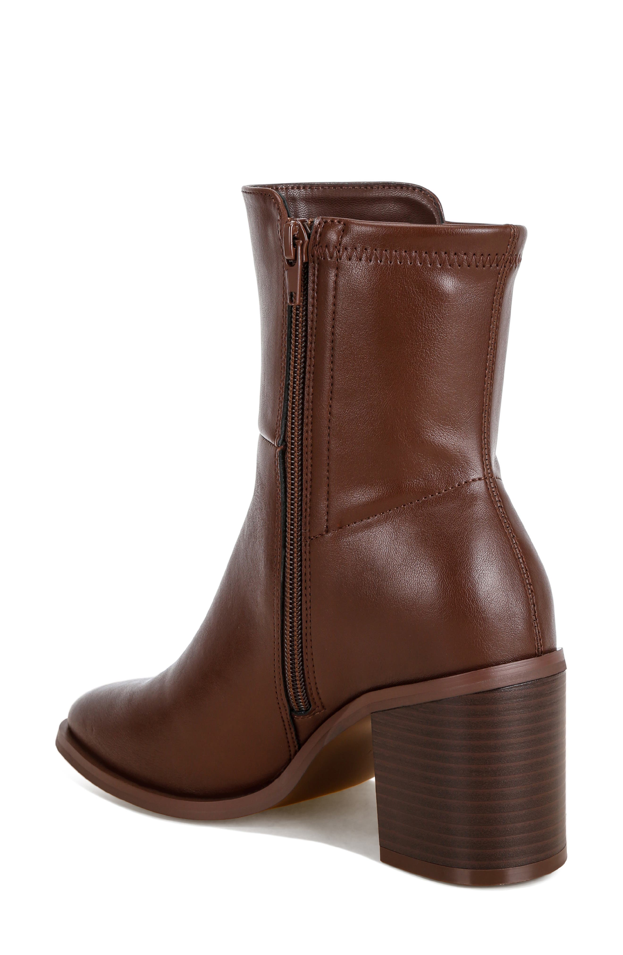 Lucania Leather Boot, Alternate, color, BROWN SMOOTH