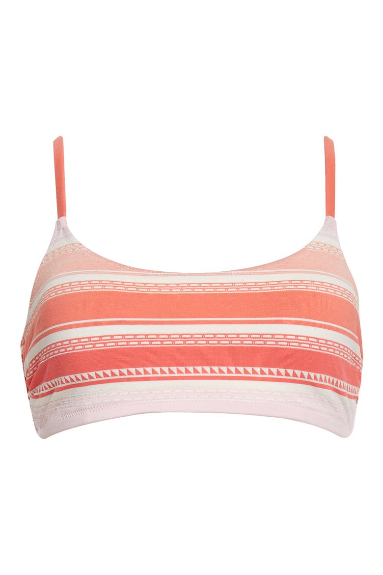 Eshal Bralette Bikini Top, Alternate, color, TANGERINE