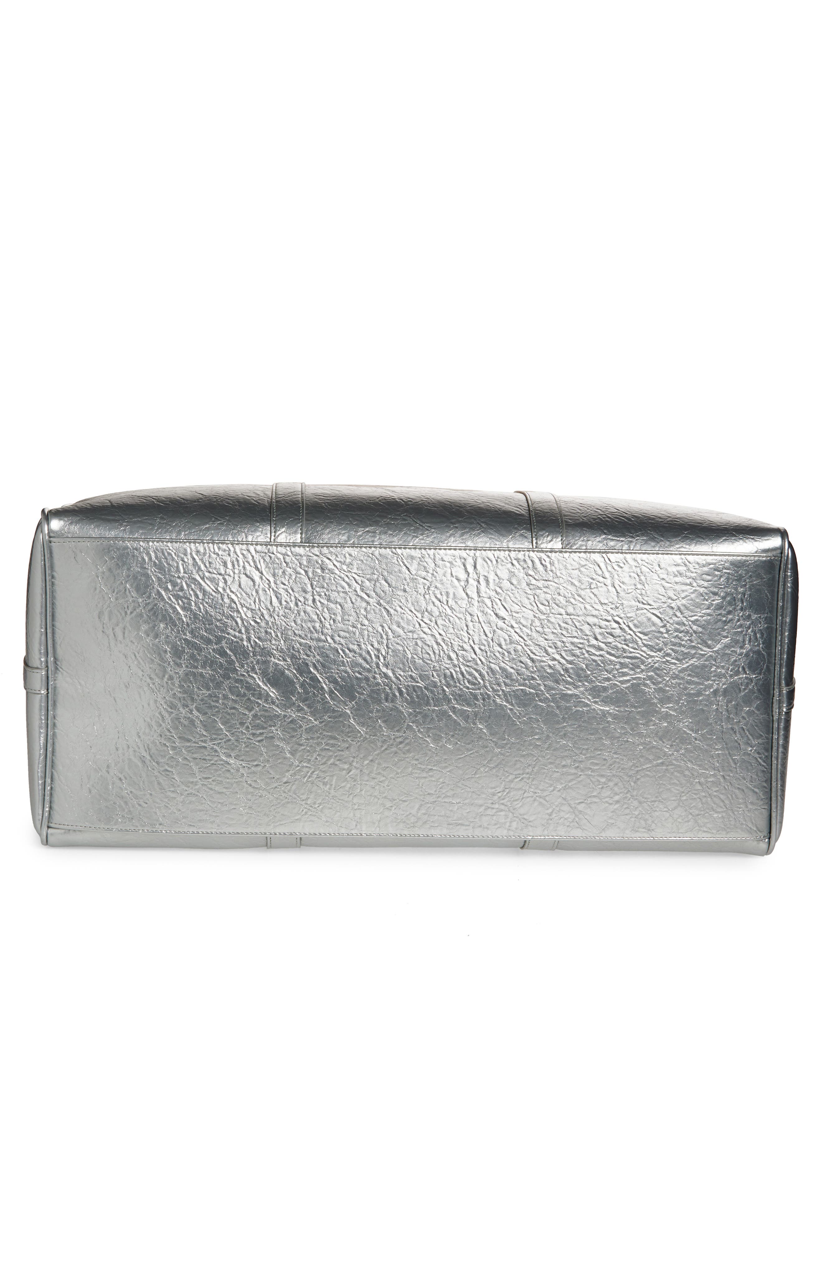 SANTO STUDIO Elly De La Cruz Silver Duffel Bag, Alternate, color, Silver