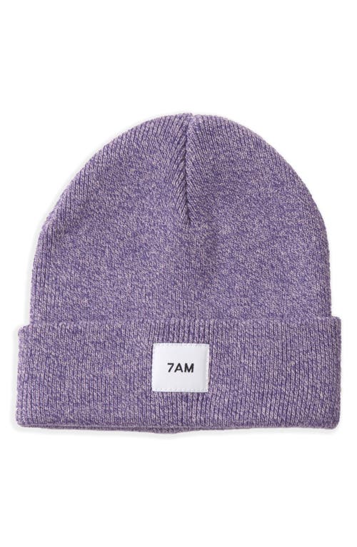 7 A.M. Enfant Kids' Heathered Beanie in Purple  product