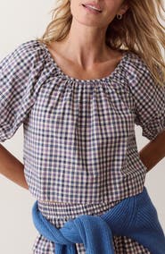 Marine Layer Gia Pima Cotton Poplin Top