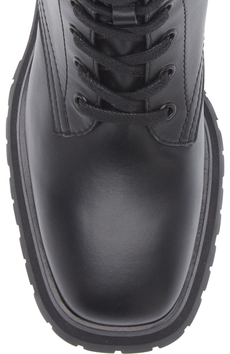 Moncler Gigi Logo Pocket Boot, Alternate, color, Black