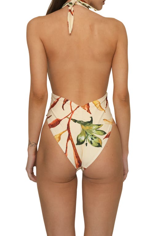 MONTCE MONTCE ROOTED FLORAL TROPEZ ONE-PIECE SWIMSUIT