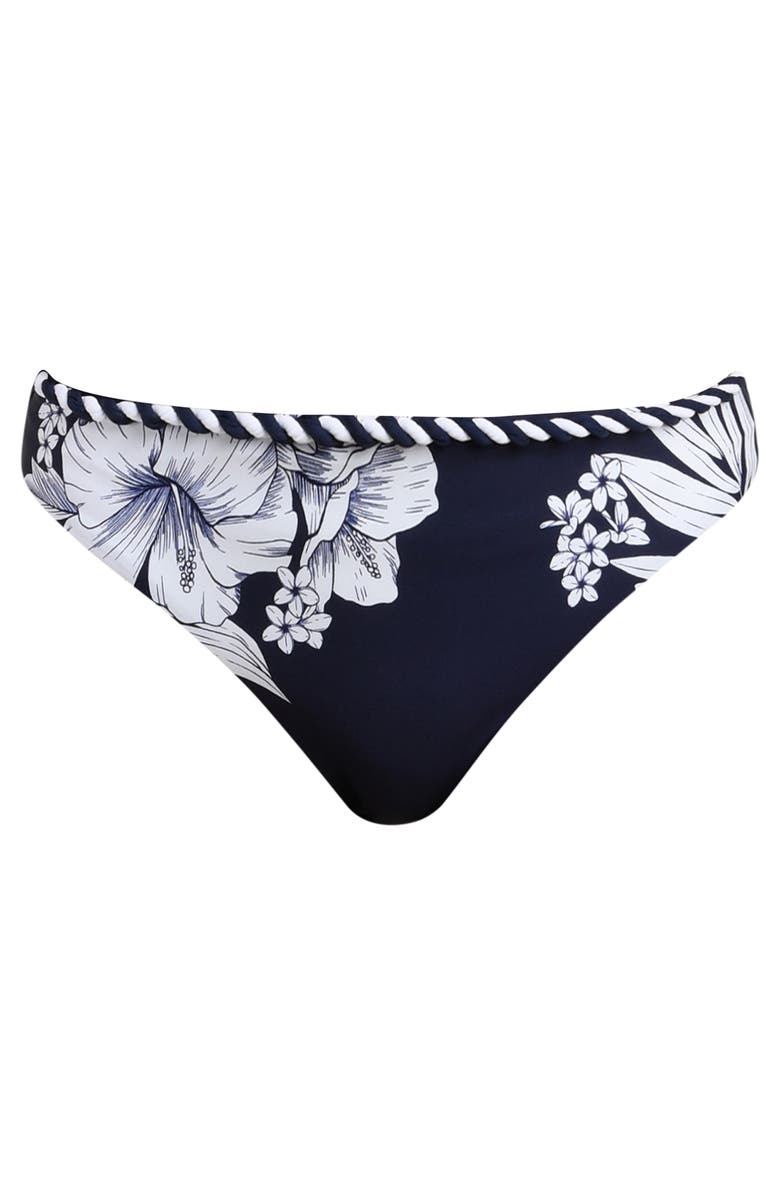 La Blanca Mariner Hipster Bikini Bottoms, Alternate, color, Indigo