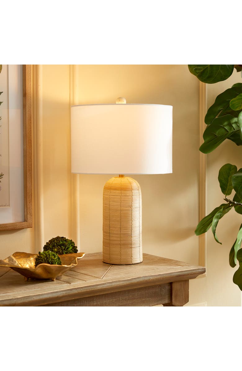 Napa Home & Garden Maye Cylindrical Lamp, Alternate, color, Brown