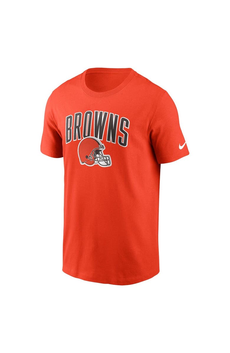 Nike Men's Nike Orange Cleveland Browns Team Athletic T-Shirt, Alternate, color,
