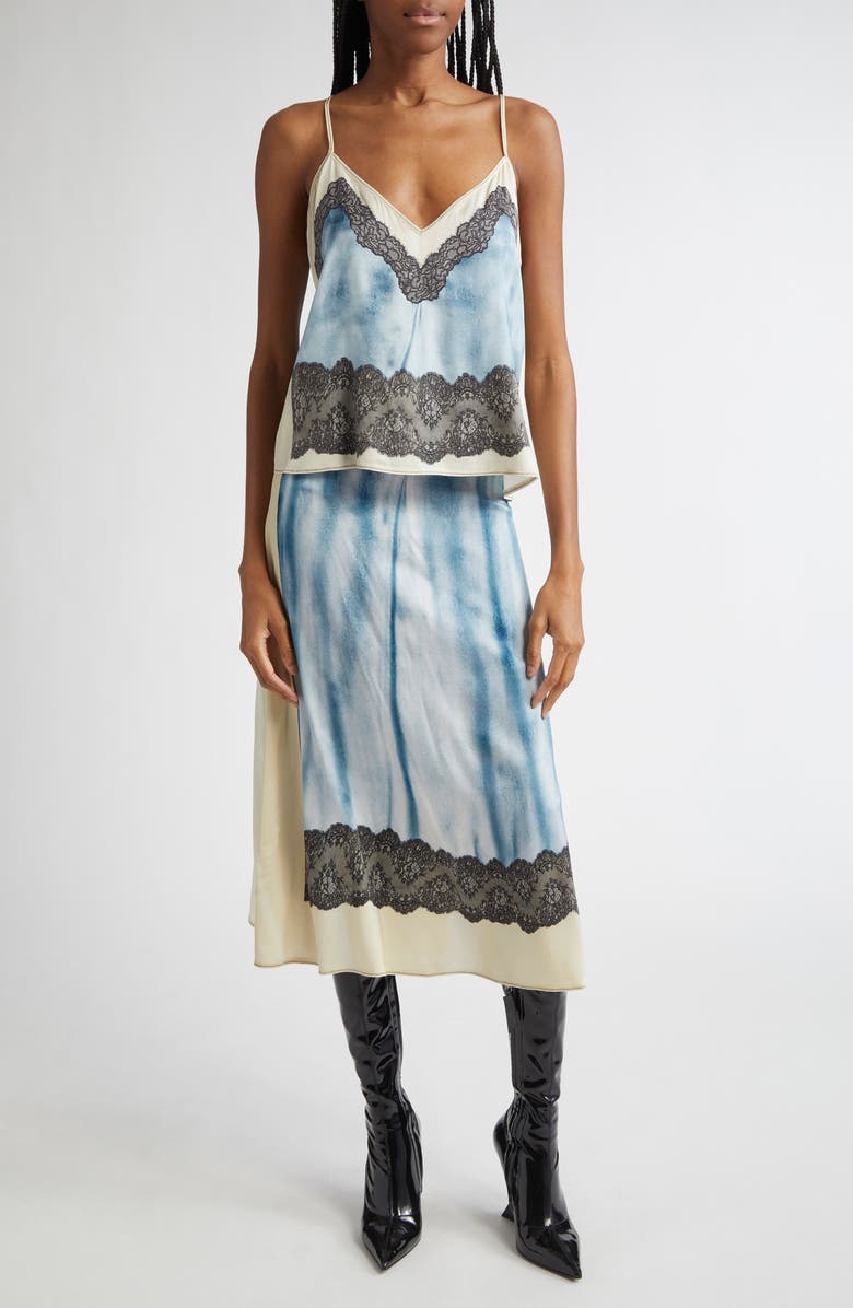 DIESEL<sup>®</sup> O-Neiric Trompe L'Oeil Midi Skirt, Alternate, color, 
