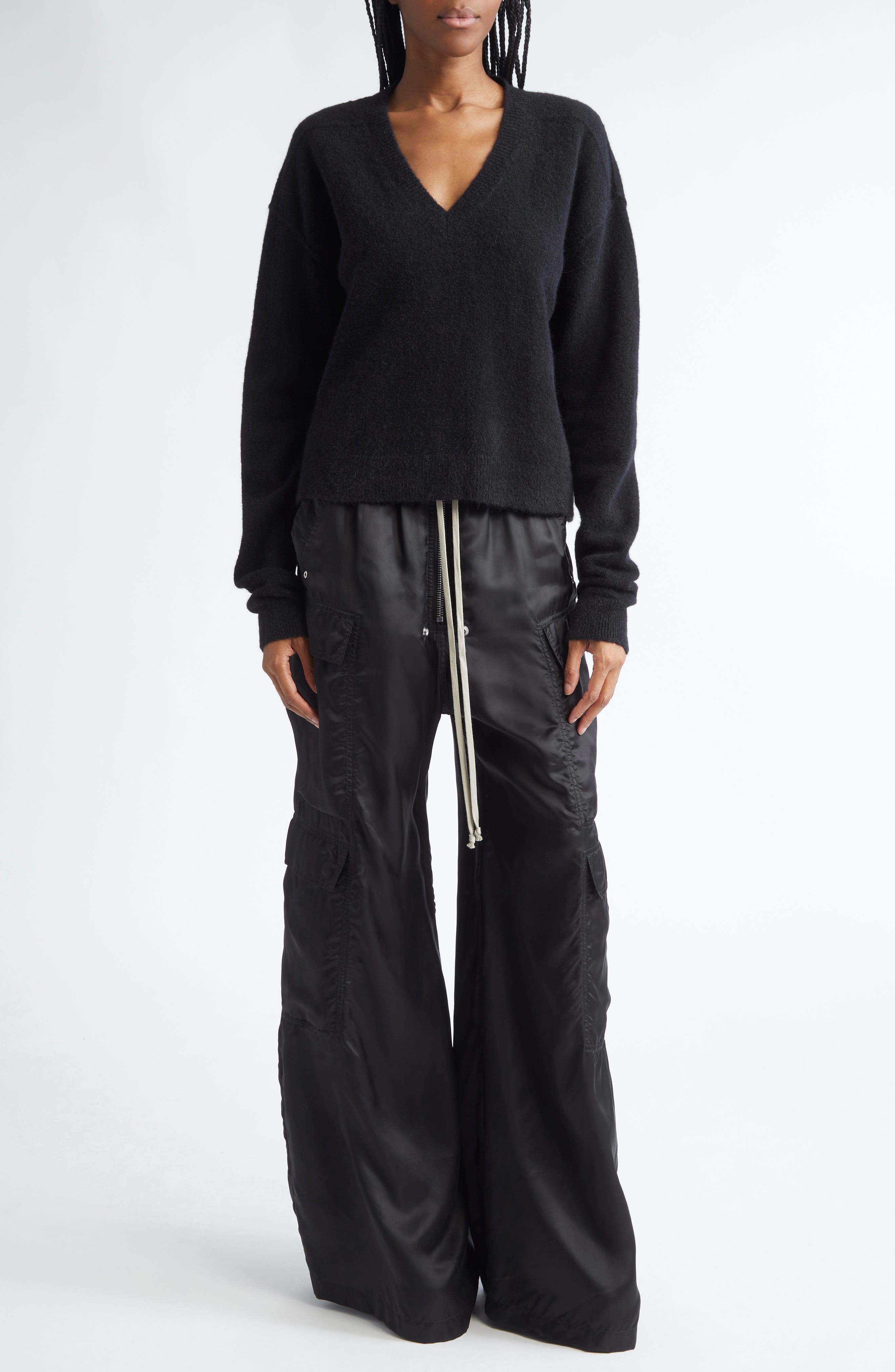 Tommy Alpaca & Wool Blend V-Neck Sweater - image 2