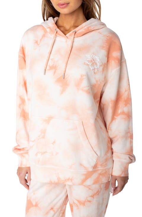 Maile Tie Dye Cotton Blend Hoodie