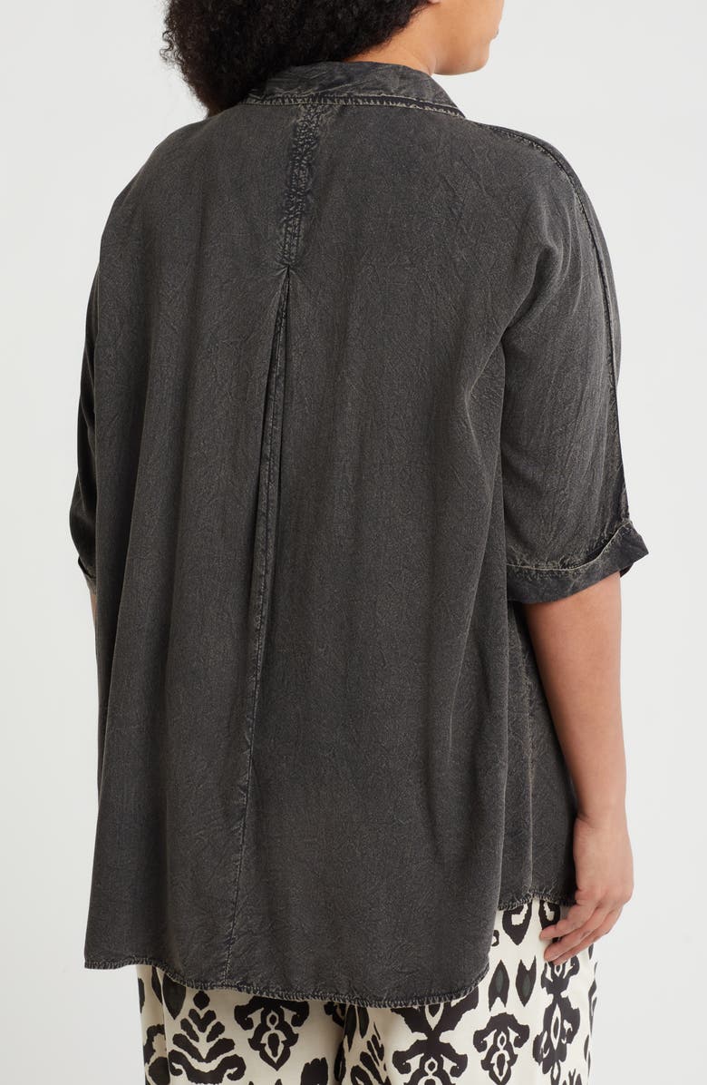 BOHO ME Short Sleeve Button-Up Shirt, Alternate, color, 