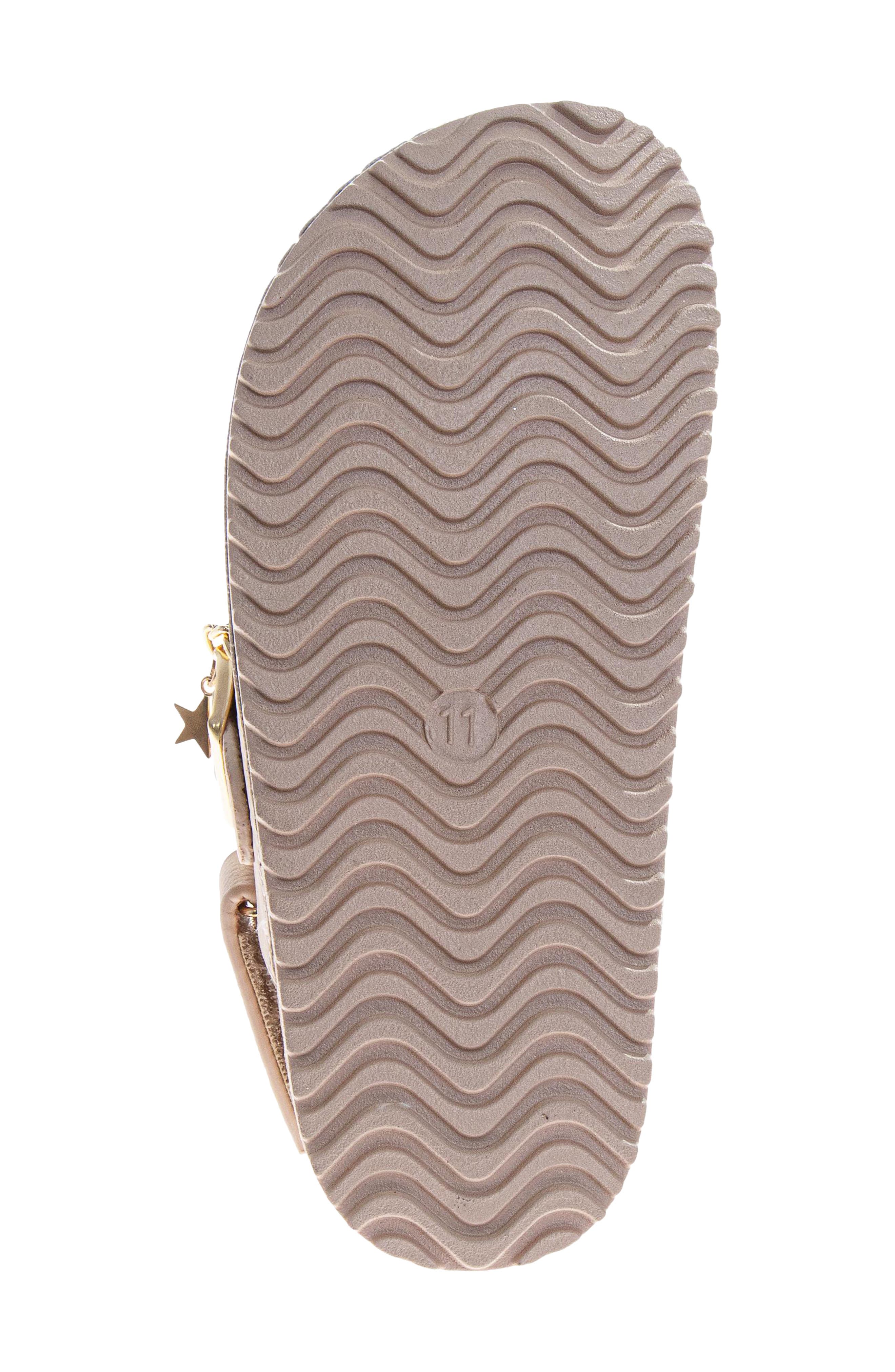 Kids' Faux Leather Fashion Clog, Alternate, color, SAND