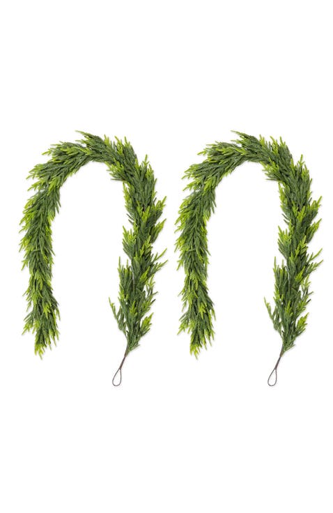 Set of 2 Artificial Christmas PE Dripping Garland