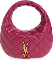 Saint Laurent Baby Icare Quilted Leather Hobo Bag