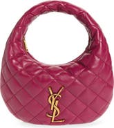 Saint Laurent Baby Icare Quilted Leather Hobo Bag