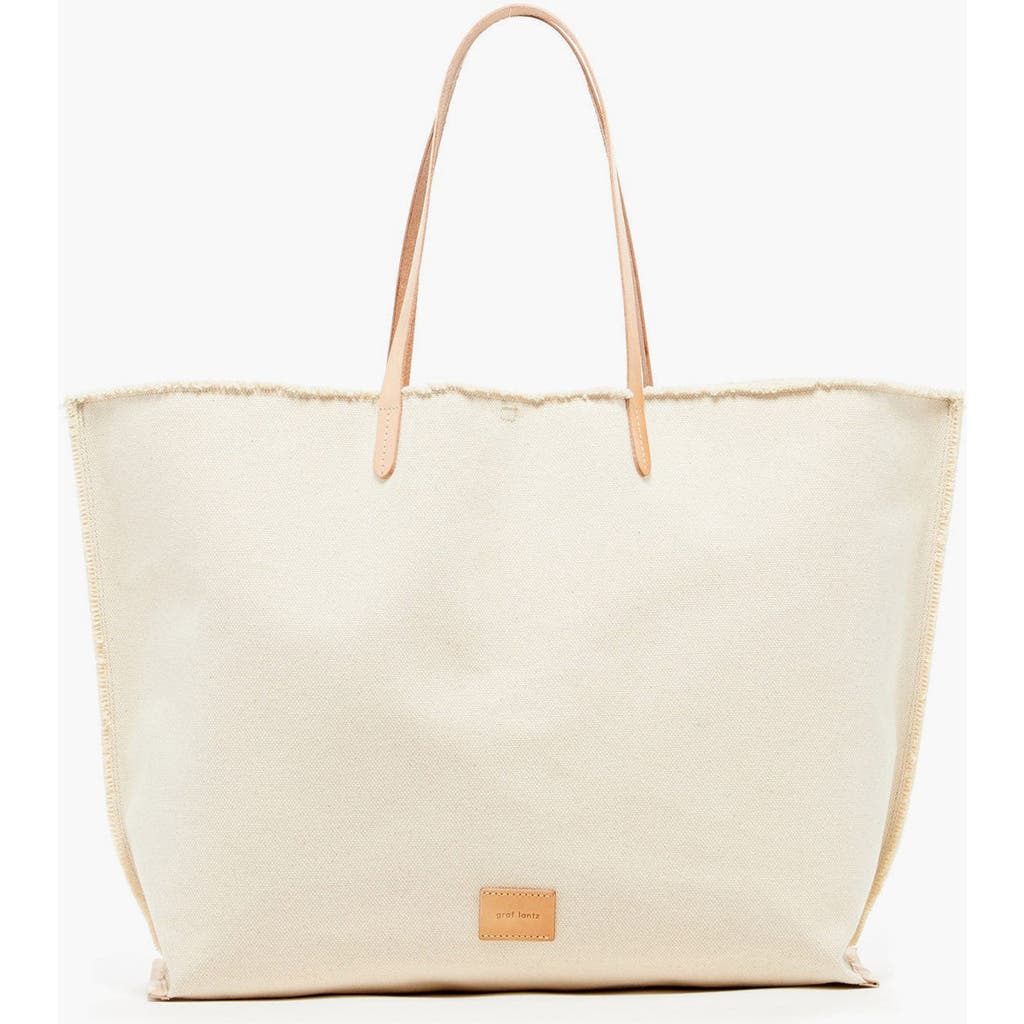 Graf & Lantz Graf Lantz Hana Canvas Boat Bag In Natural