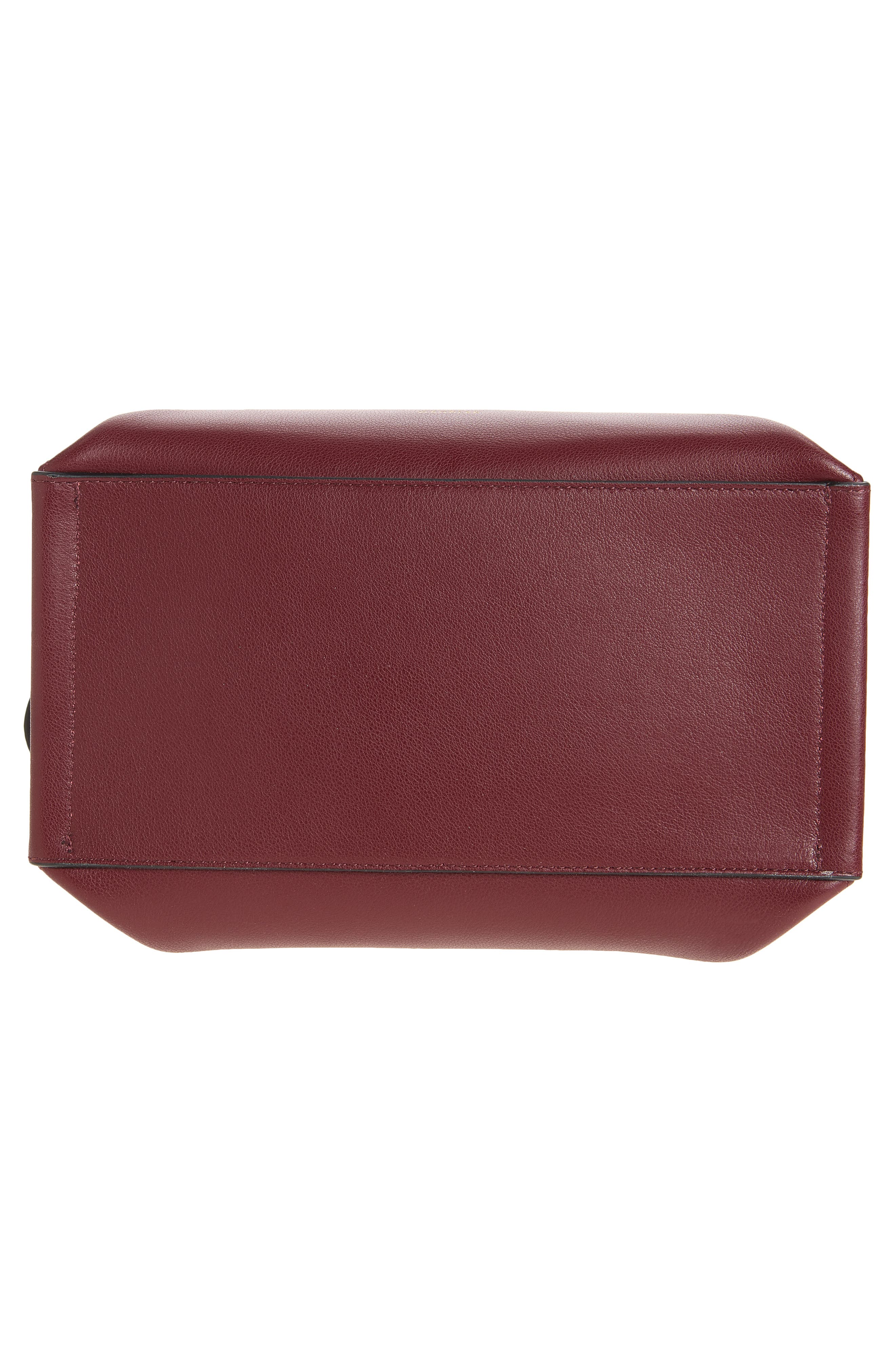 Ida Leather Top Handle Bag, Alternate, color, BORDEAUX