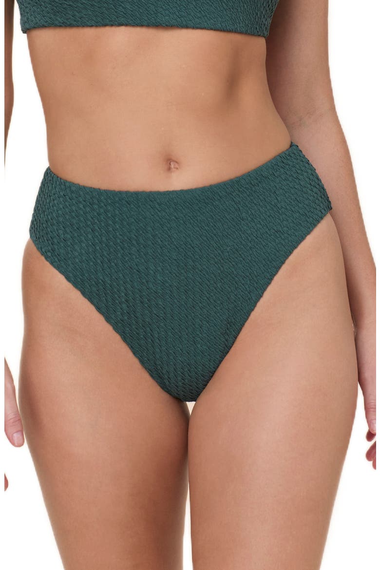 The '90s High Waist Bikini Bottoms, Main, color, SEAWEED