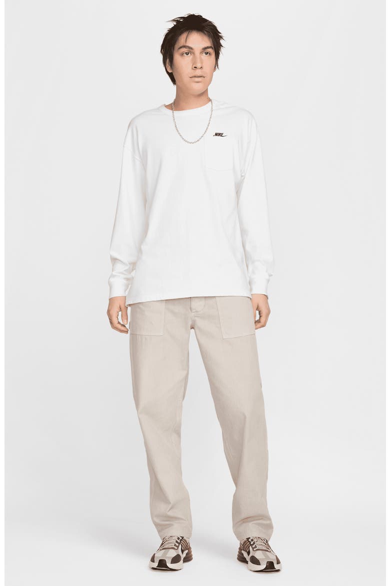 Cotton Fatigue Pants, Alternate, color, LIGHT IRON ORE
