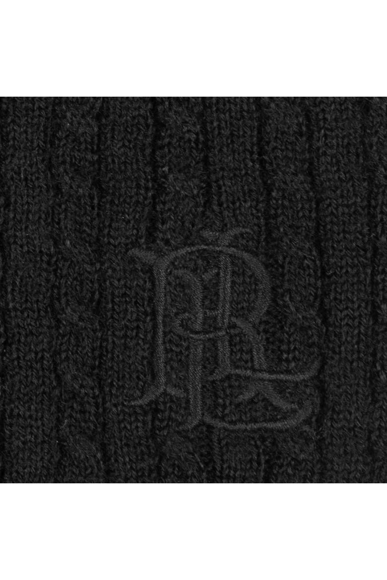 baby cable beanie, Alternate, color, black