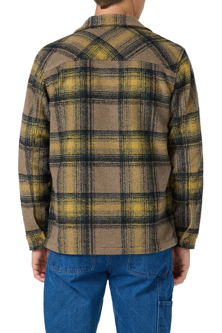 OG Lux Plaid Shirt Jacket, Alternate, color, TWILL