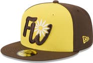 New Era Men's New Era Yellow Fort Wayne TinCaps Theme Nights 59FIFTY Fitted Hat