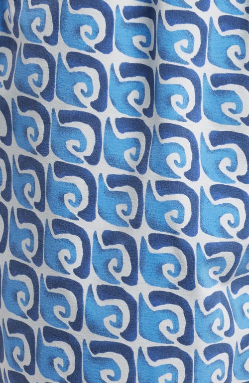 Fair Harbor The Bungalow Water Repellent Swim Trunks In Rolling Waves