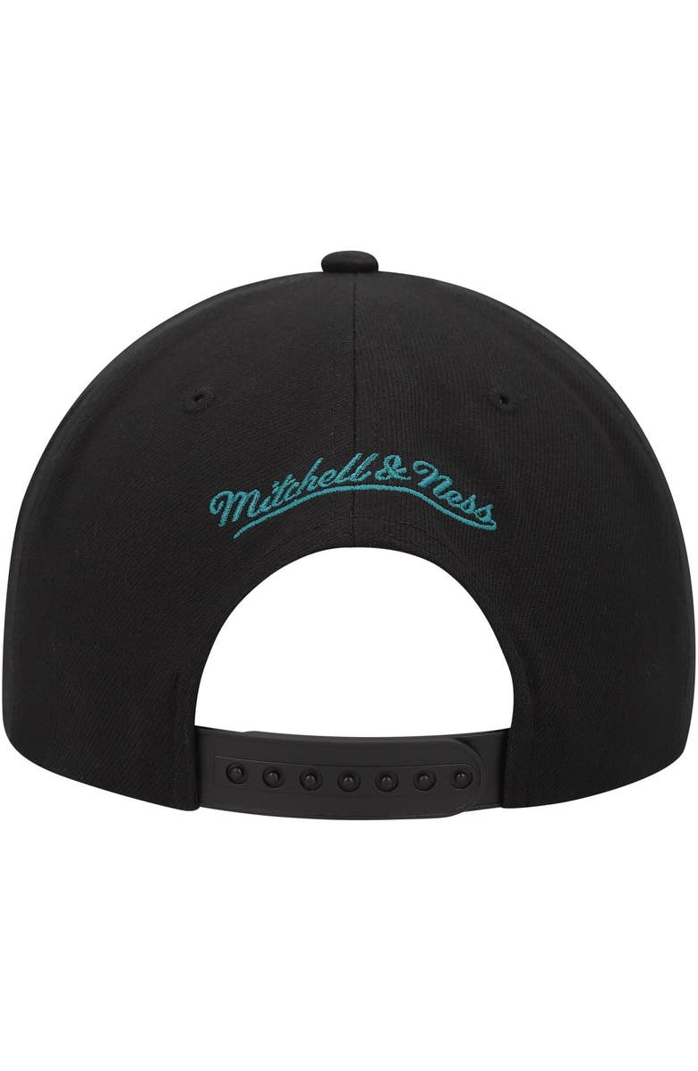 Mitchell & Ness Men's Mitchell & Ness Black San Jose Sharks Core Team Script 2.0 Snapback Hat, Alternate, color, Black